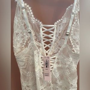 Victorias Secret Lace White Slip Dress Size XS